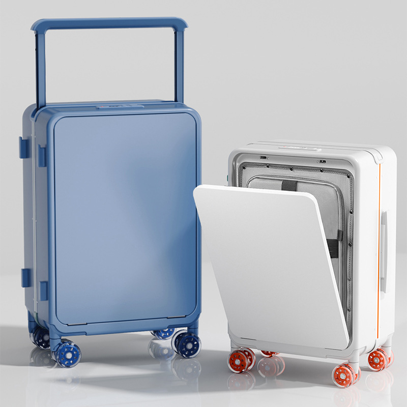Spinner Wheel Rolling Suitcase 20 Inch - กระเป๋าเดินทางแบบมีล้อขนาด 20/24 นิ้ว พร้อมที่จับแบบ Tie Rod