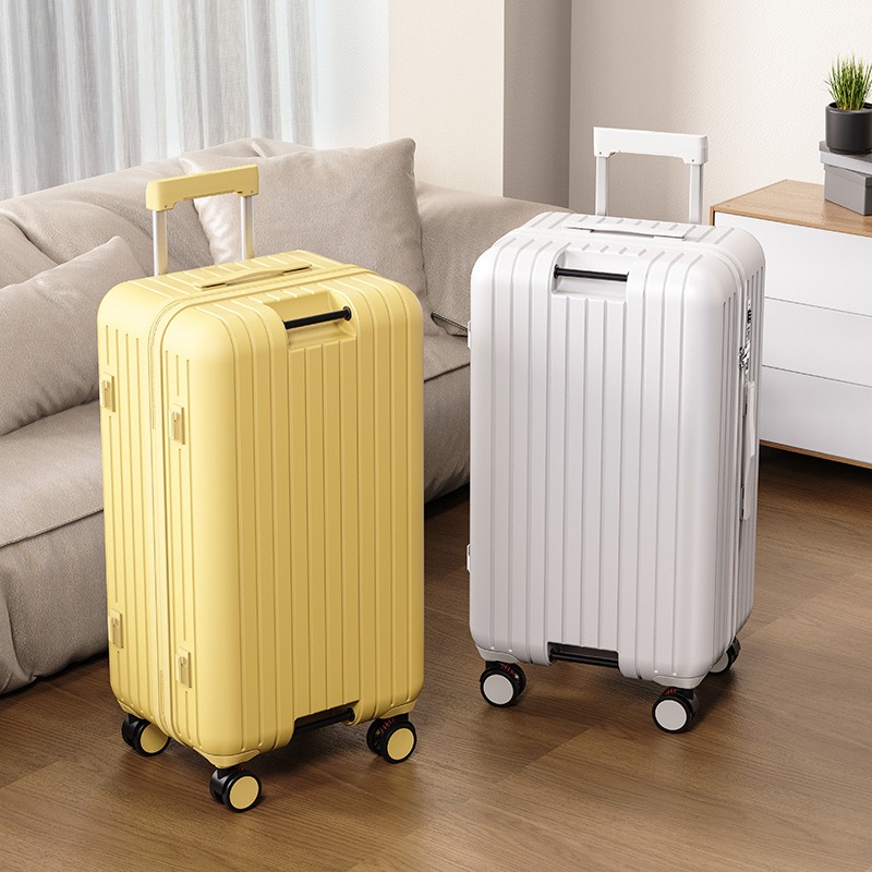 Spinner Wheel Rolling Suitcase 20 Inch - กระเป๋าเดินทางล้อลากขนาดใหญ่ ล้อหมุนได้รอบทิศทาง กระเป๋าเดินทางแบบมีซิป วัสดุ PC พร้อมล้อ