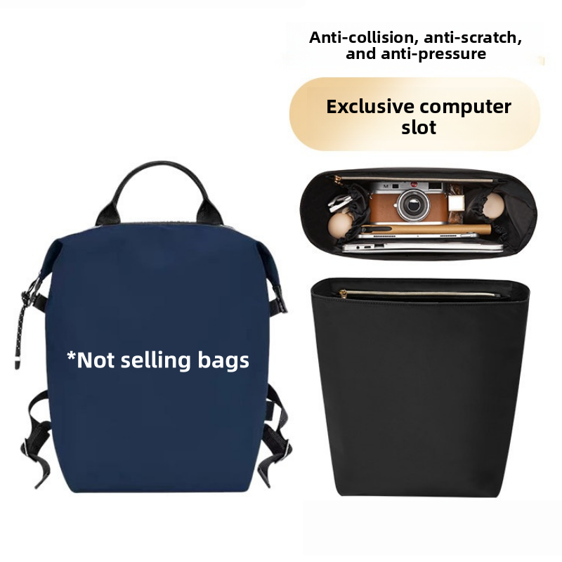 Handbags - แผ่นรองจัดระเบียบกระเป๋าสำหรับใส่ในกระเป๋าเป้ Longchamp Energy ทำจากไนลอน ช่วยจัดระเบียบกระเป๋าใส่แล็ปท็อป รองรับการจัดเก็บภายใน