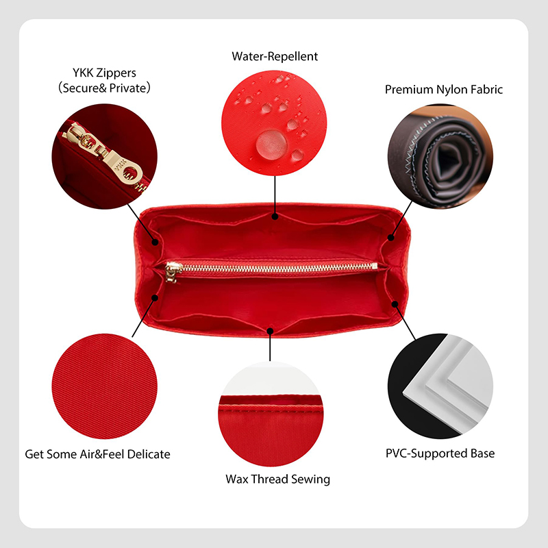 แผ่นจัดระเบียบกระเป๋าแบบกันน้ำ - Handbags บทวิจารณ์และราคา
