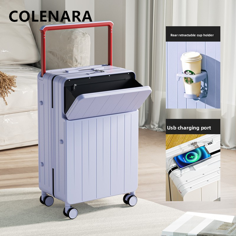 กระเป๋าเดินทางอเนกประสงค์ COLE - Front Opening Laptop Luggage 24 Inch บทวิจารณ์และราคา