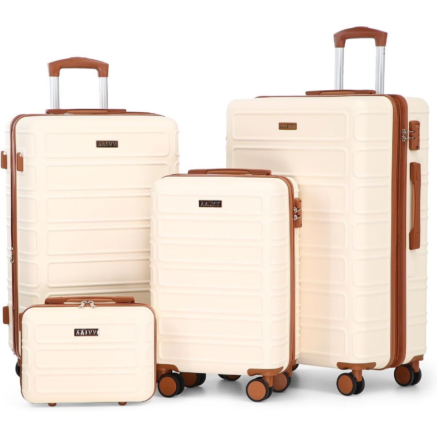 ชุดกระเป๋าเดินทาง 4 ชิ้น แบบขย - Expandable Hard Shell Luggage Set บทวิจารณ์และราคา