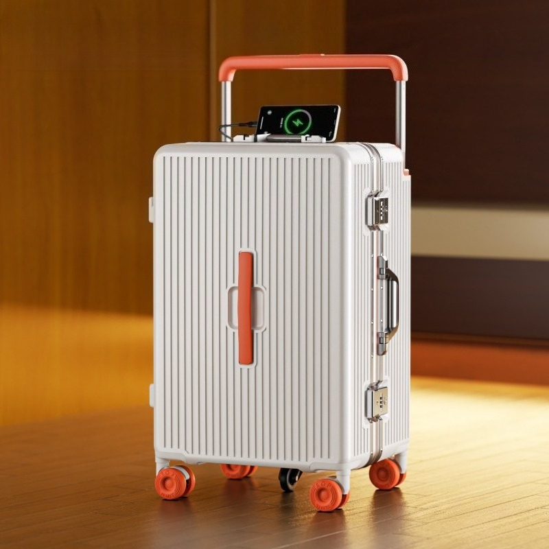 กระเป๋าเดินทางแบบมีหูหิ้วกว้าง - Aluminum Frame Carry On Luggage บทวิจารณ์และราคา