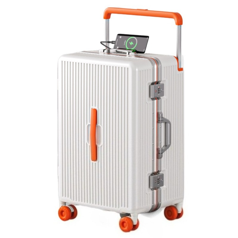 กระเป๋าเดินทางแบบมีหูหิ้วกว้าง - Aluminum Frame Carry On Luggage บทวิจารณ์และราคา