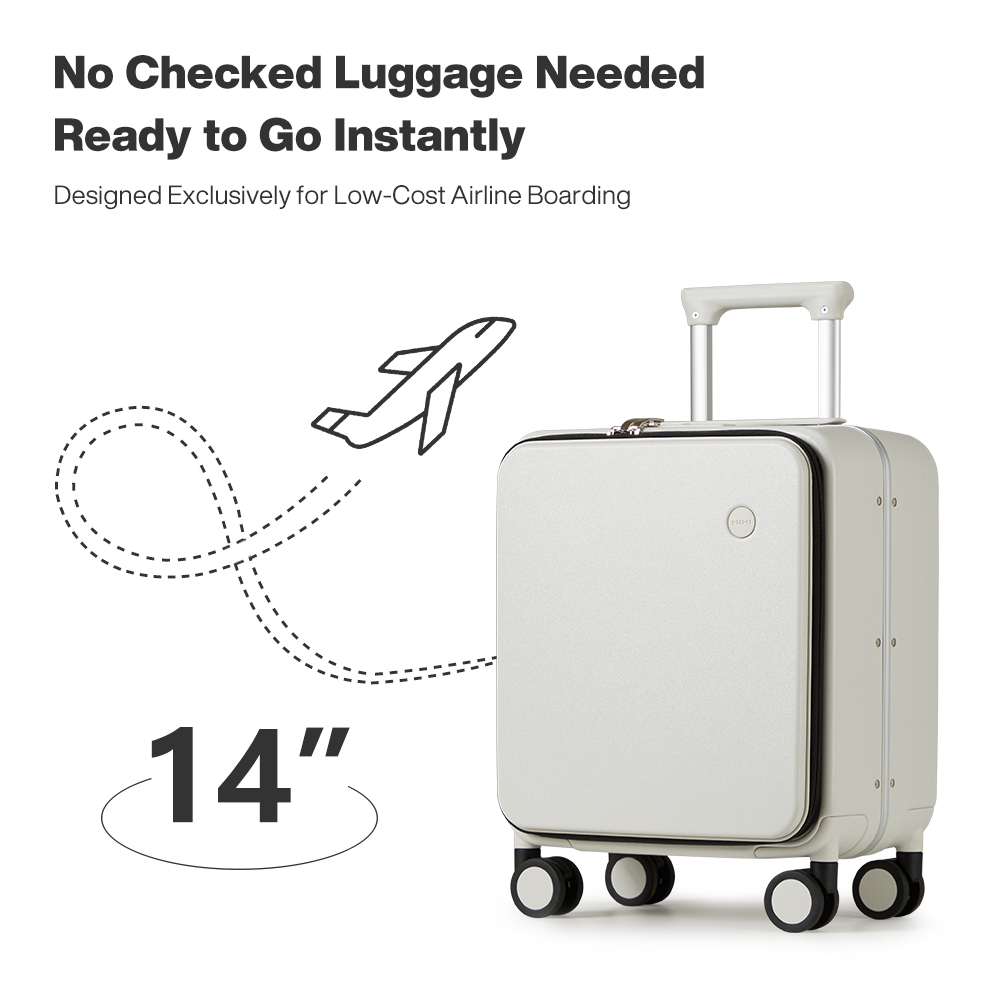 กระเป๋าเดินทางแบบแข็ง Mixi ขนา - Aluminum Frame Carry On Luggage บทวิจารณ์และราคา