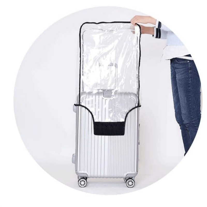 ปลอกคลุมกระเป๋าเดินทางแบบกันน้ - Luggage Protective Cover Transparent บทวิจารณ์และราคา