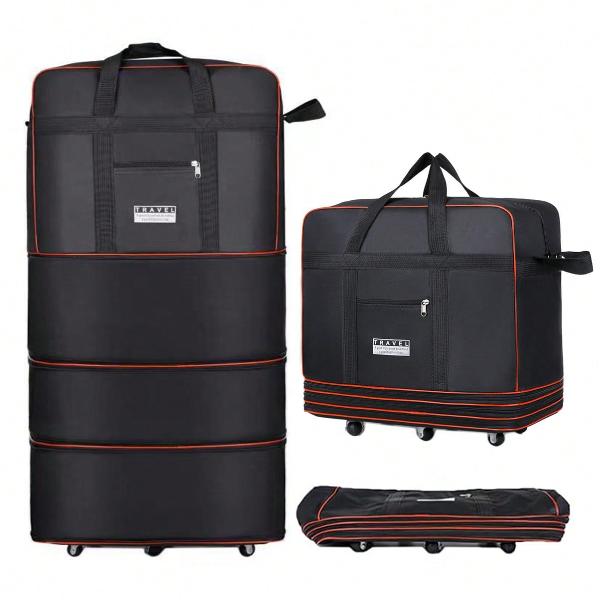 กระเป๋าเดินทางแบบมีล้อที่สามาร - Foldable Rolling Luggage Bag บทวิจารณ์และราคา