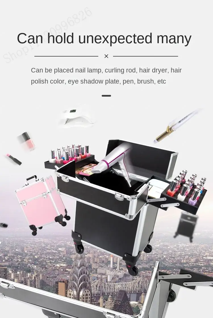 กระเป๋าเครื่องสำอางแบบมีล้อลาก - Luggage บทวิจารณ์และราคา