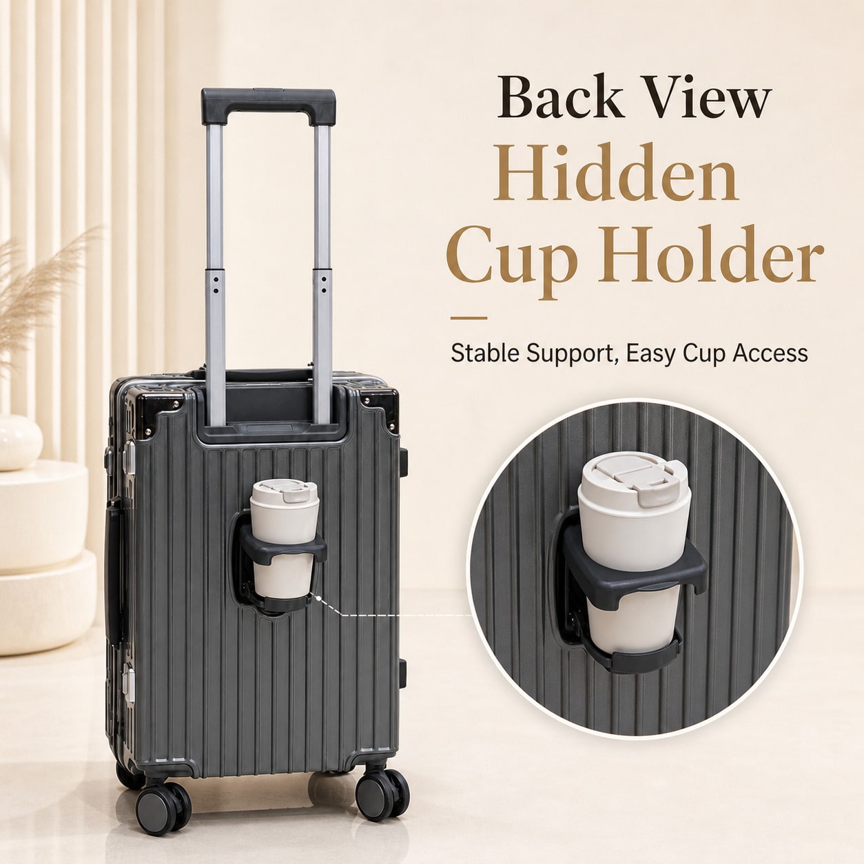 กระเป๋าเดินทางขนาด 20 นิ้ว ที่ - Cabin Size Lightweight Travel Trolley บทวิจารณ์และราคา