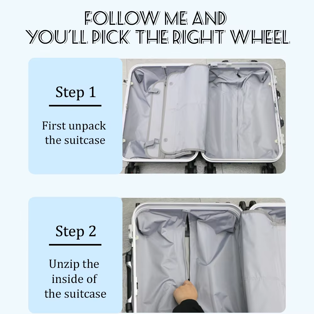 ล้อทดแทนสำหรับกระเป๋าเดินทาง S - Silent Replacement Luggage Wheels บทวิจารณ์และราคา