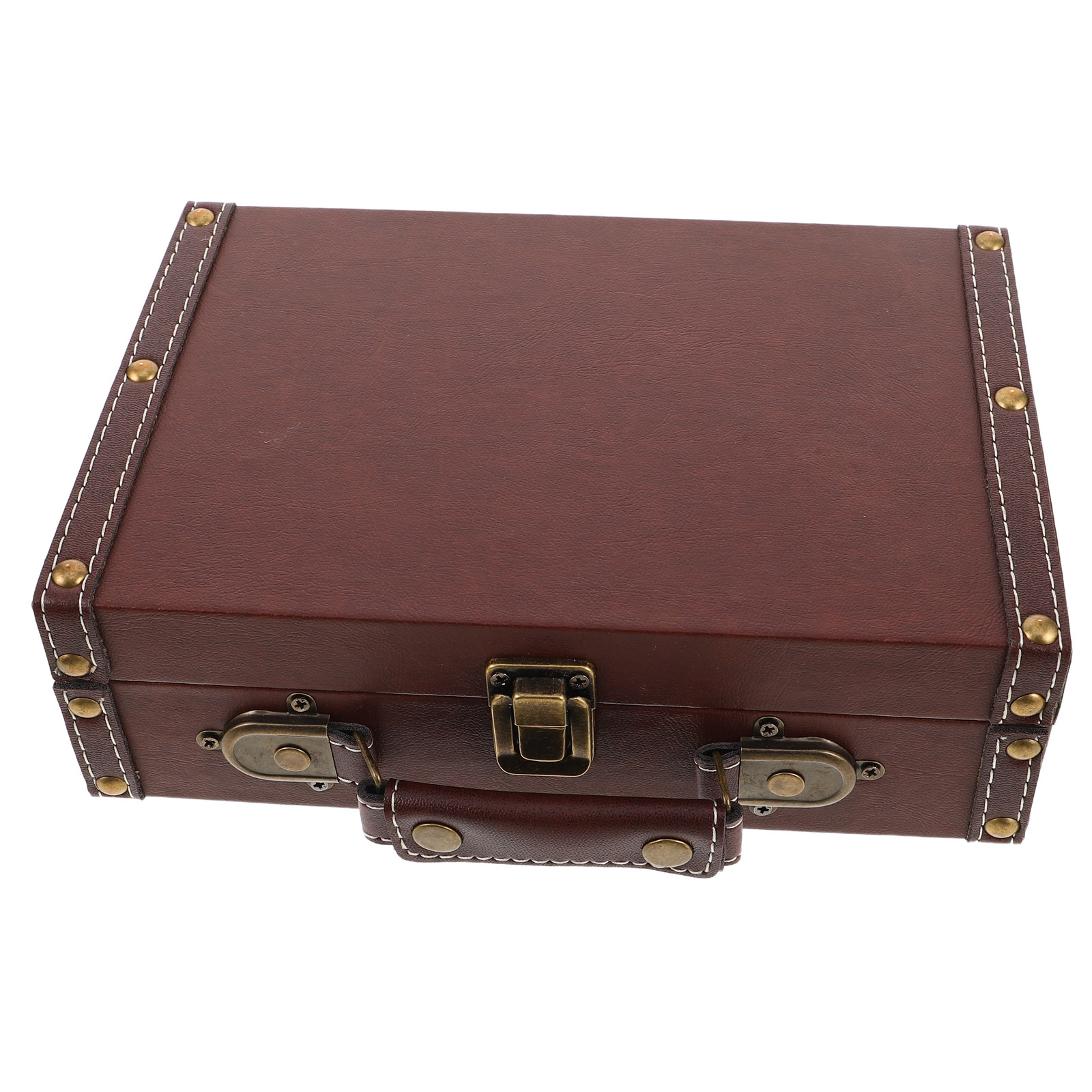 กล่องเก็บของไม้สไตล์วินเทจ ทรง - Retro Vintage Trunk Suitcase บทวิจารณ์และราคา
