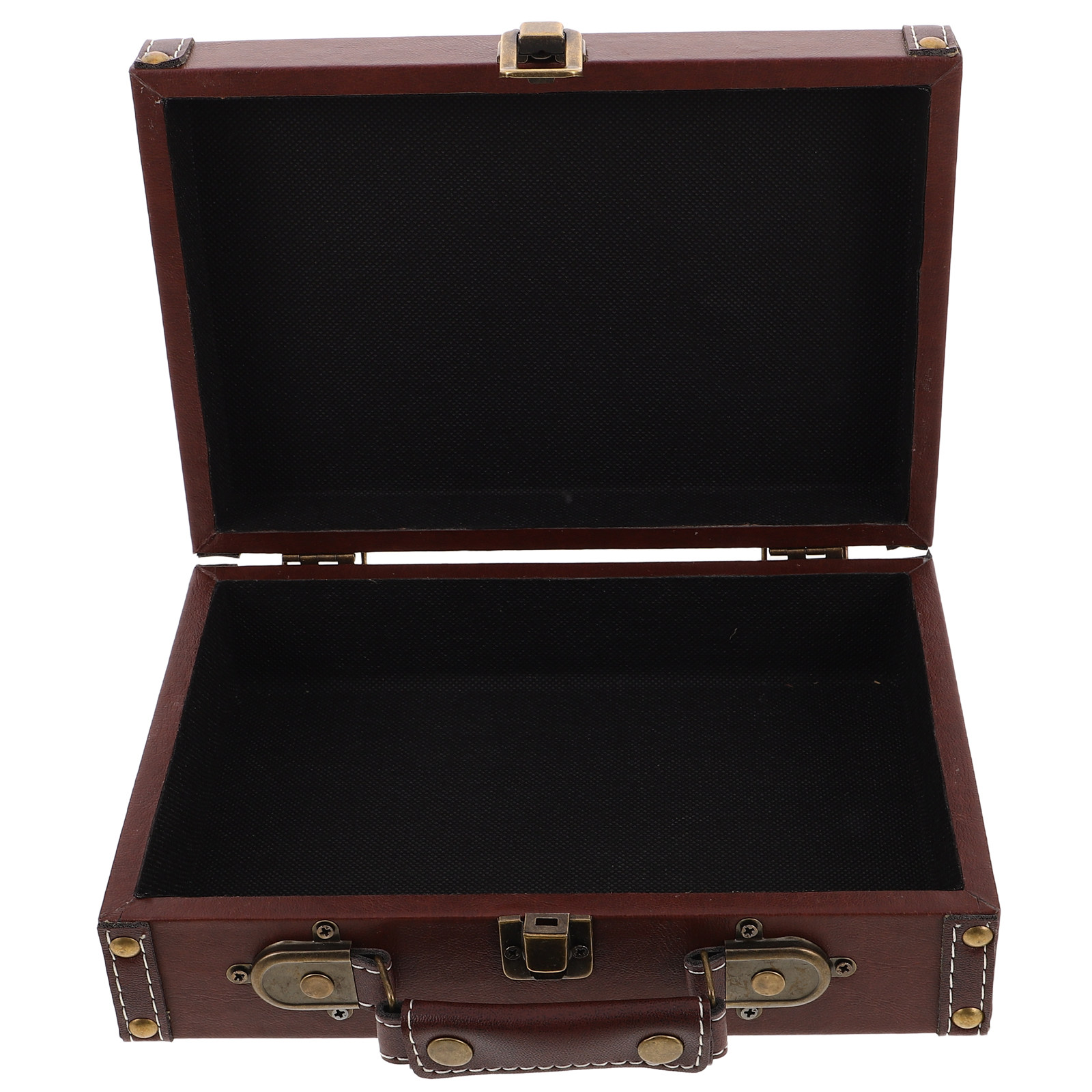 กล่องเก็บของไม้สไตล์วินเทจ ทรง - Retro Vintage Trunk Suitcase บทวิจารณ์และราคา