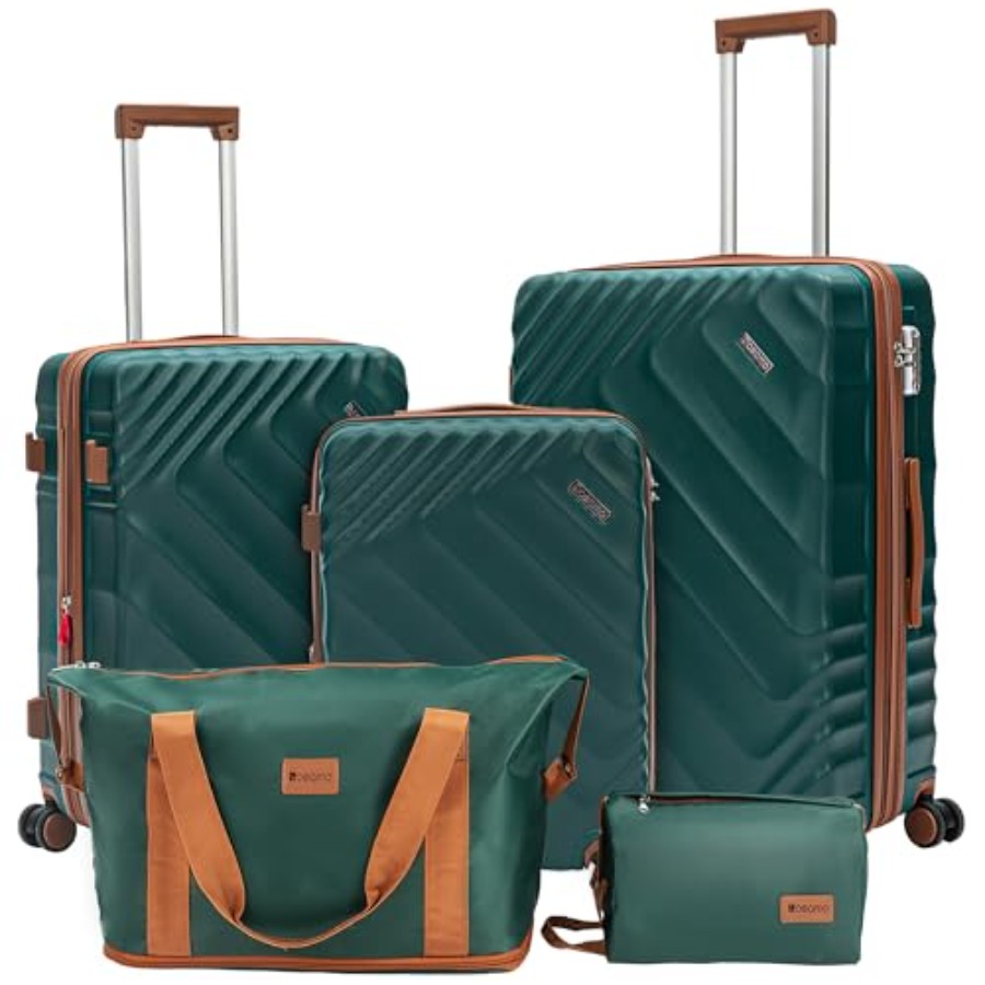 ชุดกระเป๋าเดินทางแบบแข็ง 5 ชิ้ - Expandable Hard Shell Luggage Set บทวิจารณ์และราคา