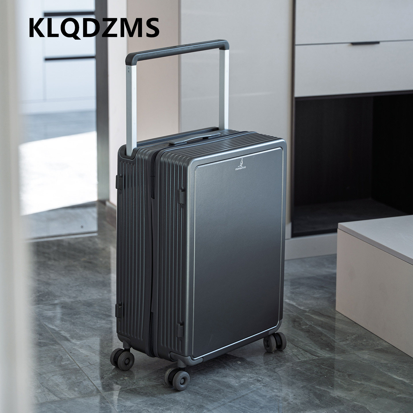 KLQDZMS กระเป๋าเดินทาง ABS+PC  - Spinner Wheel Rolling Suitcase 20 Inch บทวิจารณ์และราคา