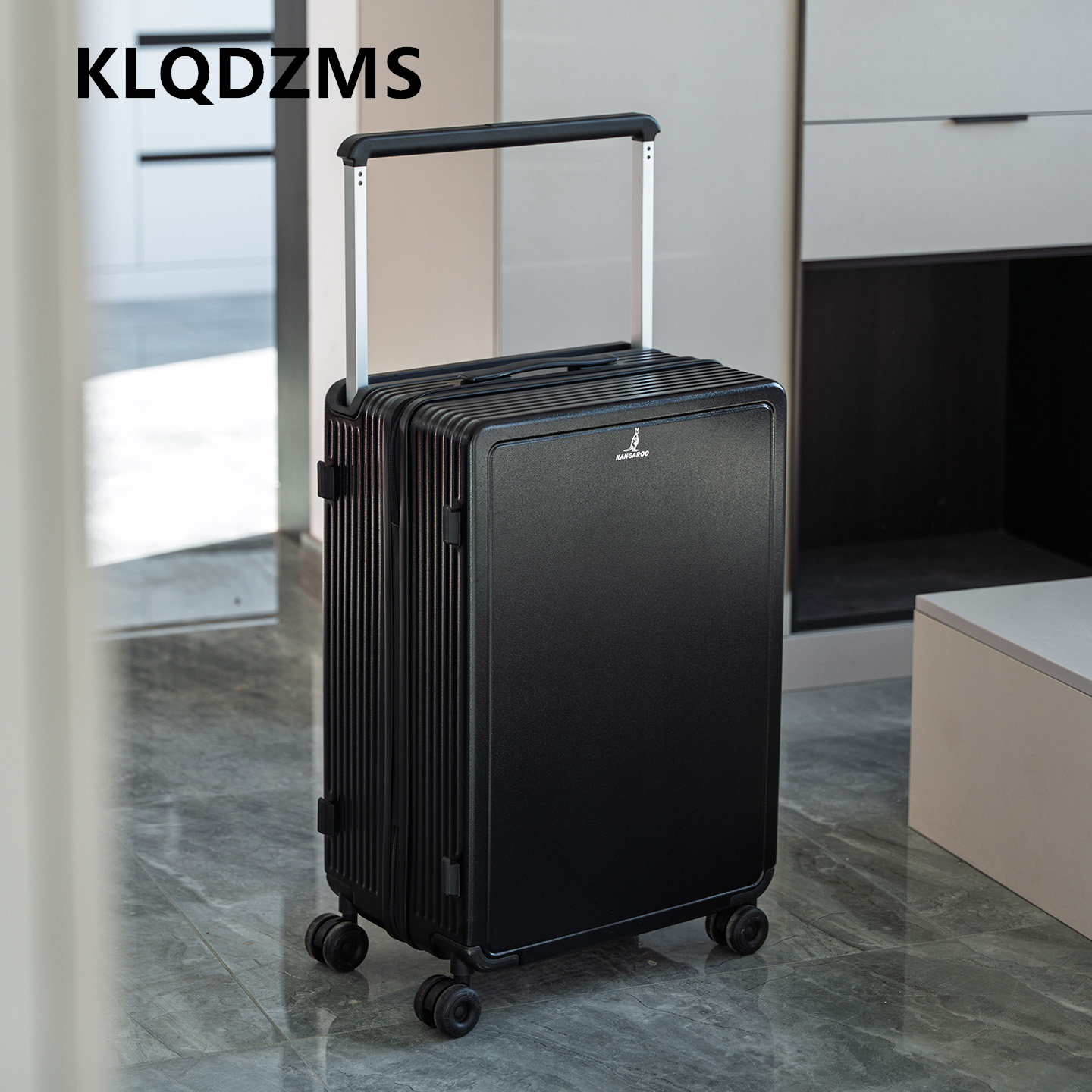 KLQDZMS กระเป๋าเดินทาง ABS+PC  - Spinner Wheel Rolling Suitcase 20 Inch บทวิจารณ์และราคา