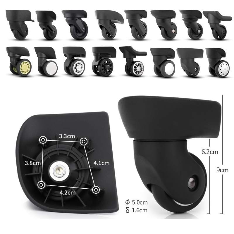 ล้อกระเป๋าสําหรับอุปกรณ์เสริม  - Silent Replacement Luggage Wheels บทวิจารณ์และราคา
