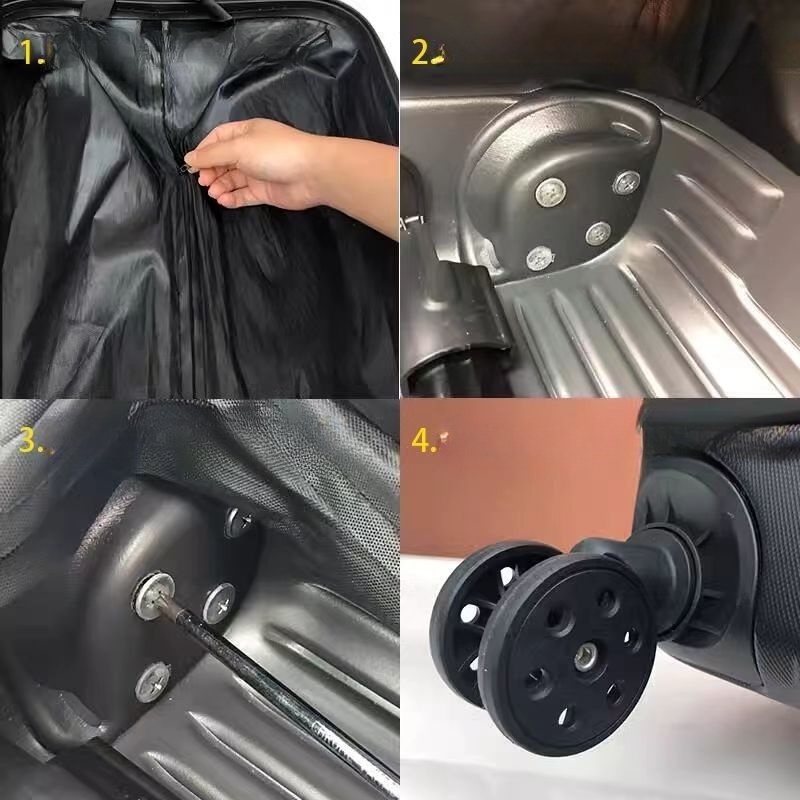 ล้อกระเป๋าสําหรับอุปกรณ์เสริม  - Silent Replacement Luggage Wheels บทวิจารณ์และราคา