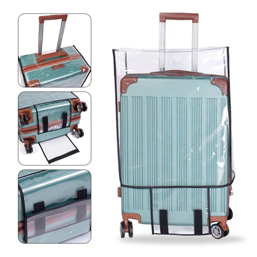 โปร่งใส PVC กันน้ํา Protector  - Luggage Protective Cover Transparent บทวิจารณ์และราคา
