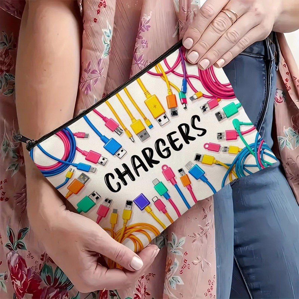 กระเป๋าเก็บสายชาร์จผ้าแคนวาสลา - Cosmetic Bags บทวิจารณ์และราคา